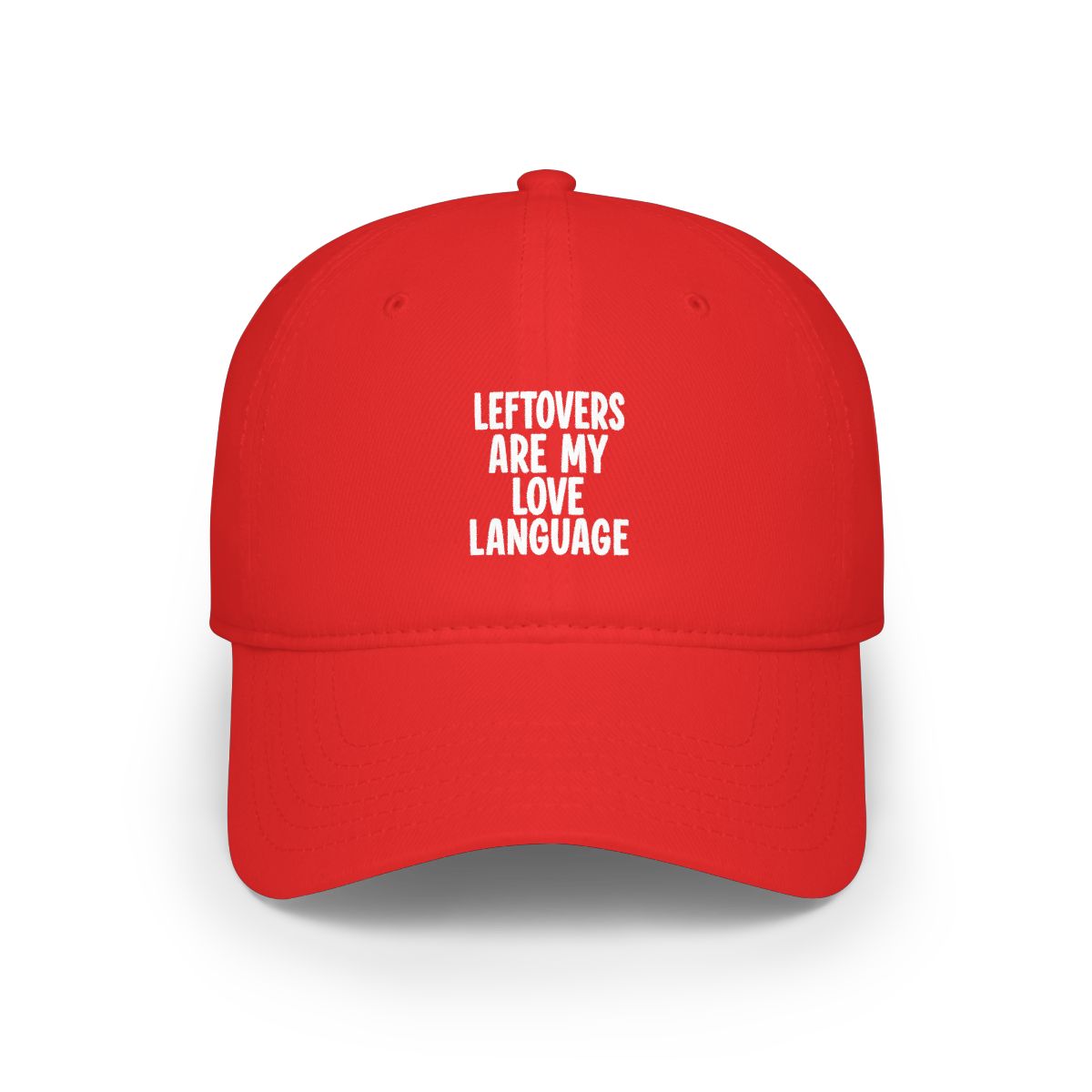 Leftovers Are My Love Language Corduroy Baseball Cap - Official hats merchandise