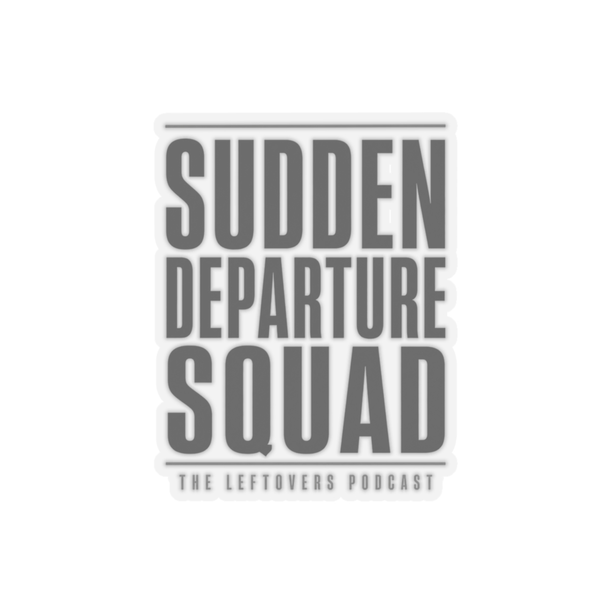 The Leftovers "Sudden Departure Squad" Sticker - alternate angle 1, merchandise