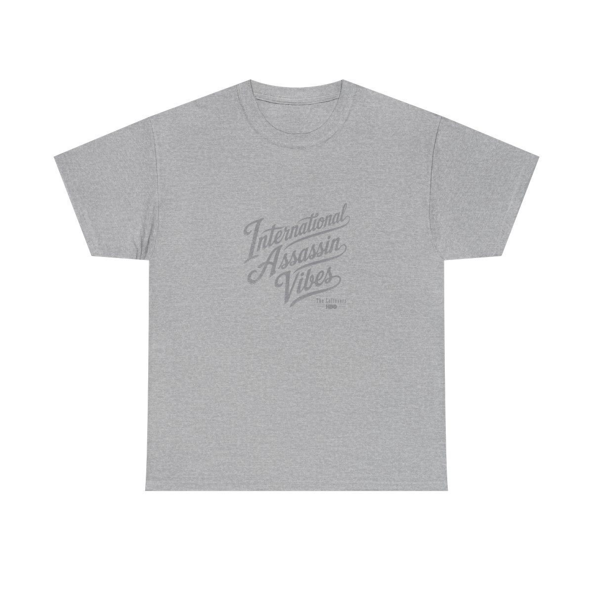 The Leftovers "International Assassin Vibes" Unisex Tee - alternate angle 3, merchandise