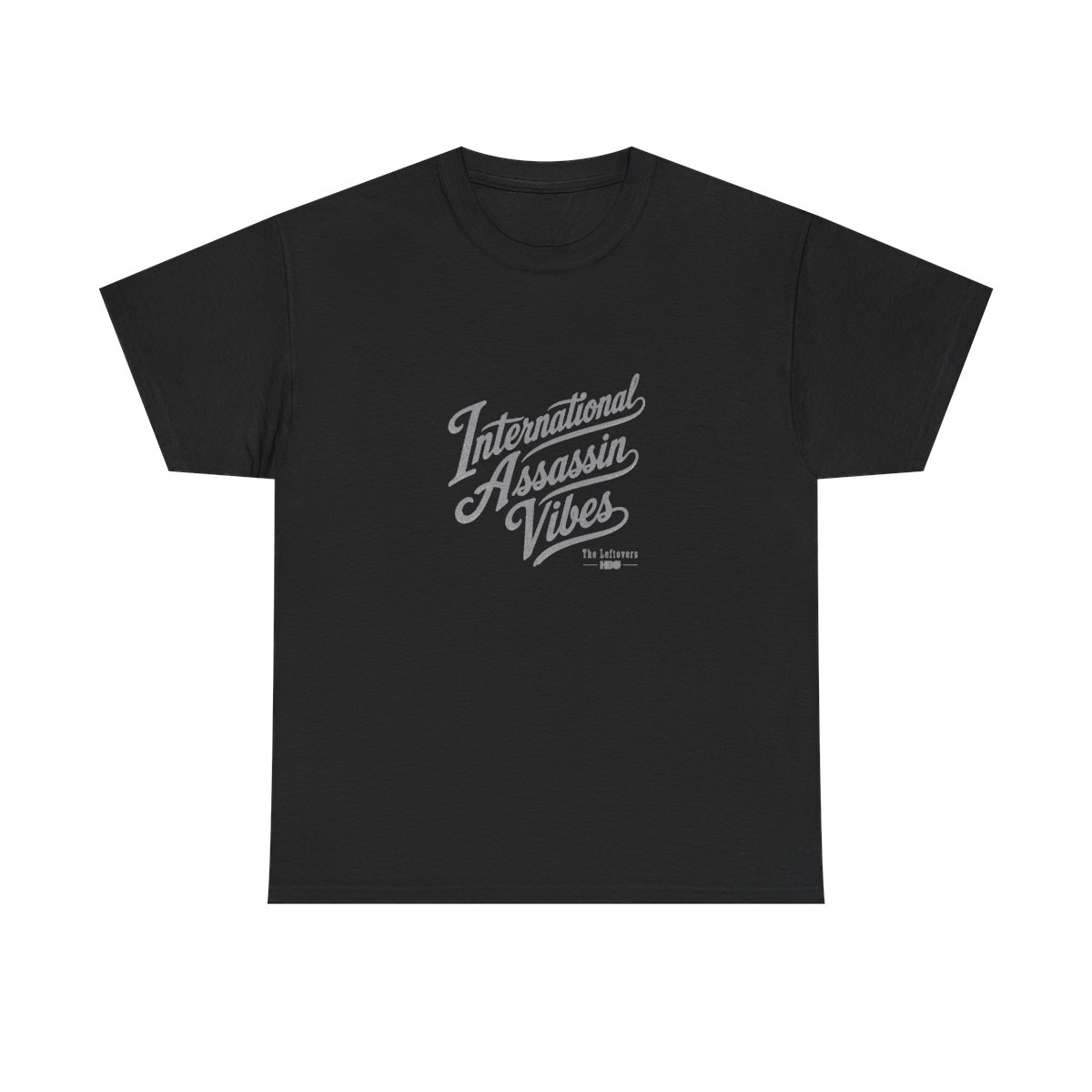 The Leftovers "International Assassin Vibes" Unisex Tee - alternate angle 2, merchandise