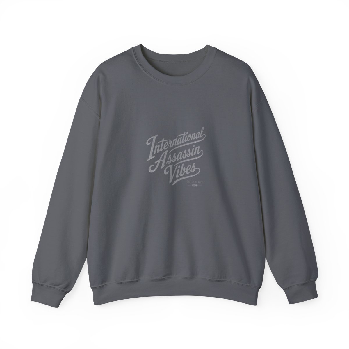 The Leftovers "International Assassin Vibes" Crewneck - alternate angle 2, merchandise