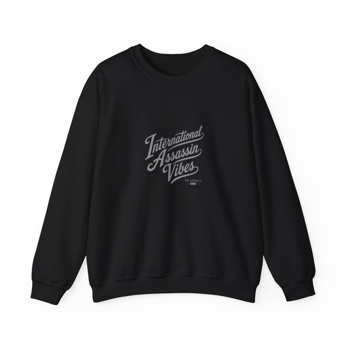 The Leftovers "International Assassin Vibes" Crewneck - alternate angle 3, merchandise
