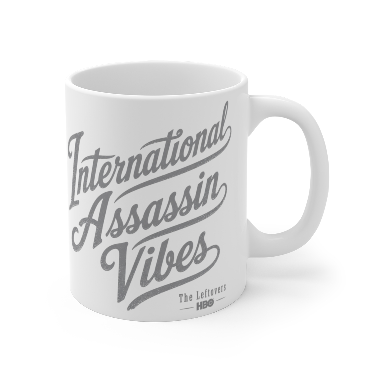 The Leftovers "International Assassin Vibes" White Mug